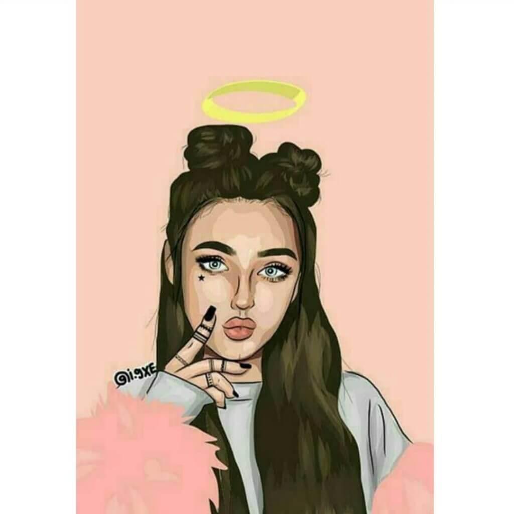 Profile Girl Attitude DP