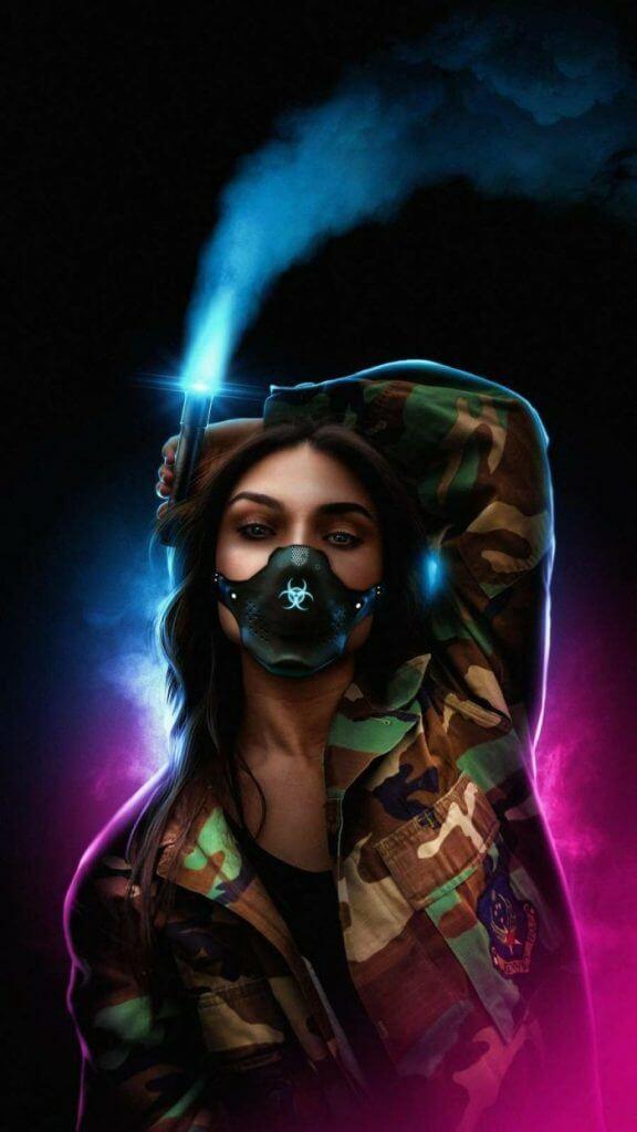 Stylish Attitude Cartoon Girl DP